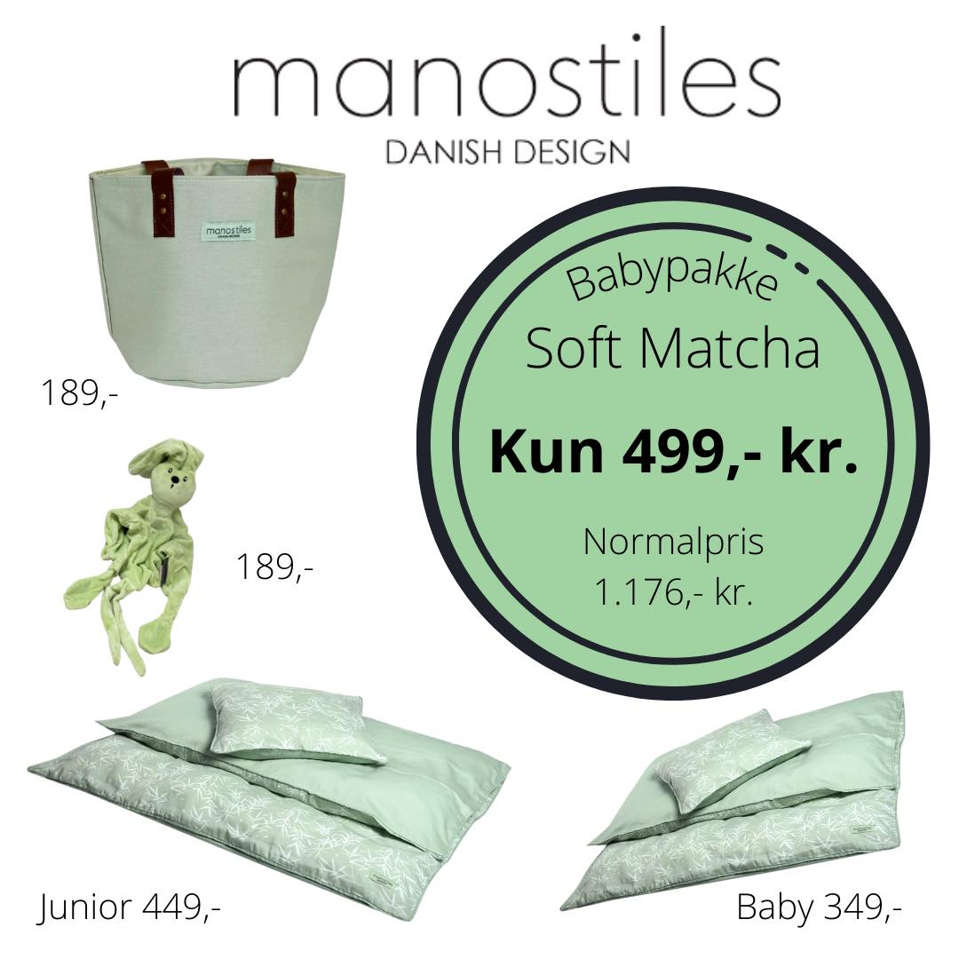 Babypakke - Soft Matcha, Nordic Zen - Manostiles Danish Design 