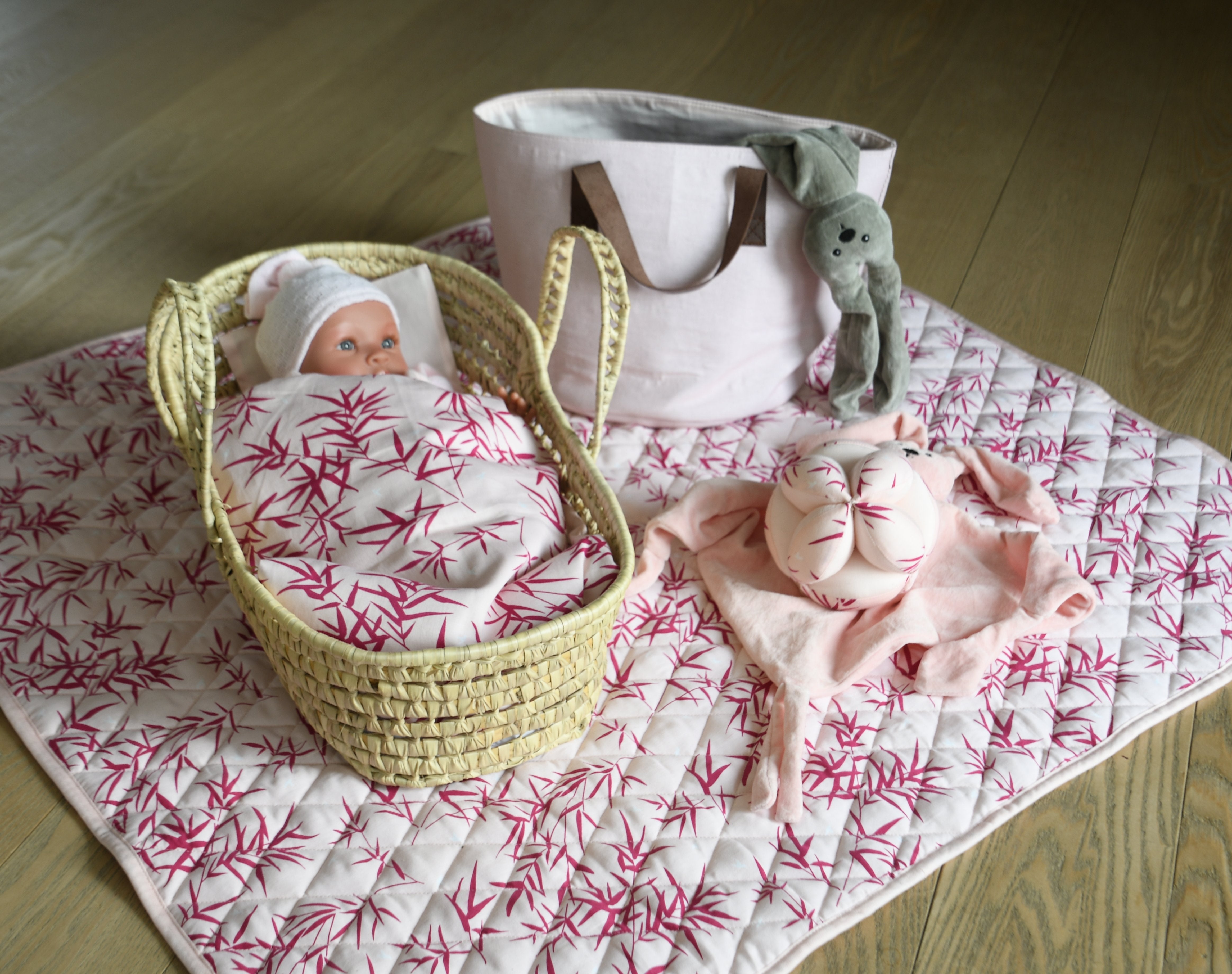 Quilt Tæppe - Soft Blossom, Nordic Zen - Manostiles Danish Design