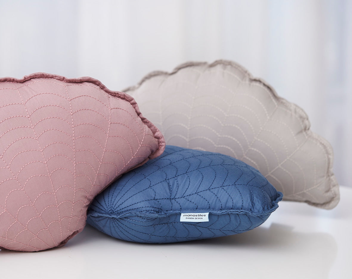 Muslinge pude - Ocean haze, Nordic Sea - Manostiles Danish Design