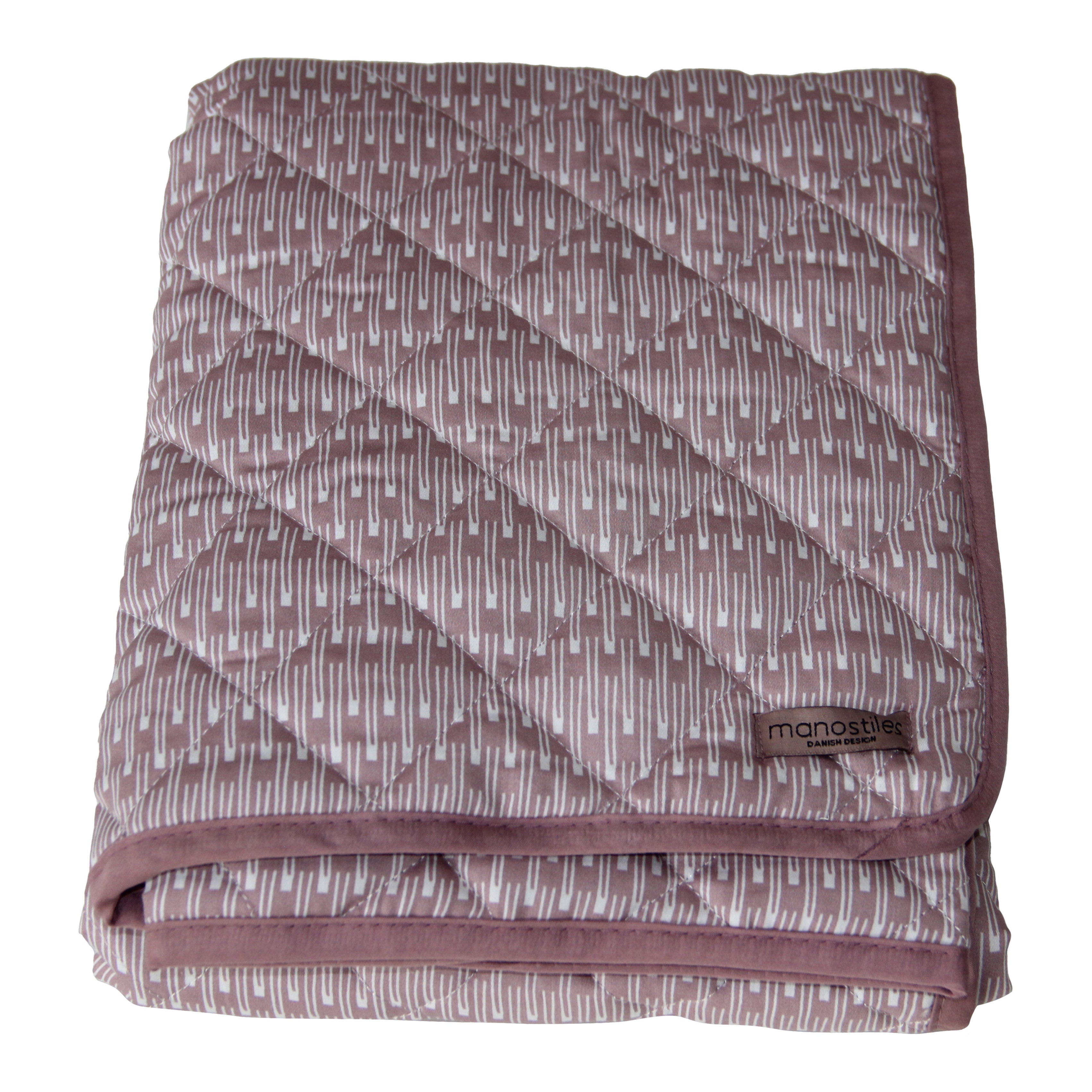 Quilt Tæppe - Ocean Haze, Nordic Sea - Manostiles Danish Design