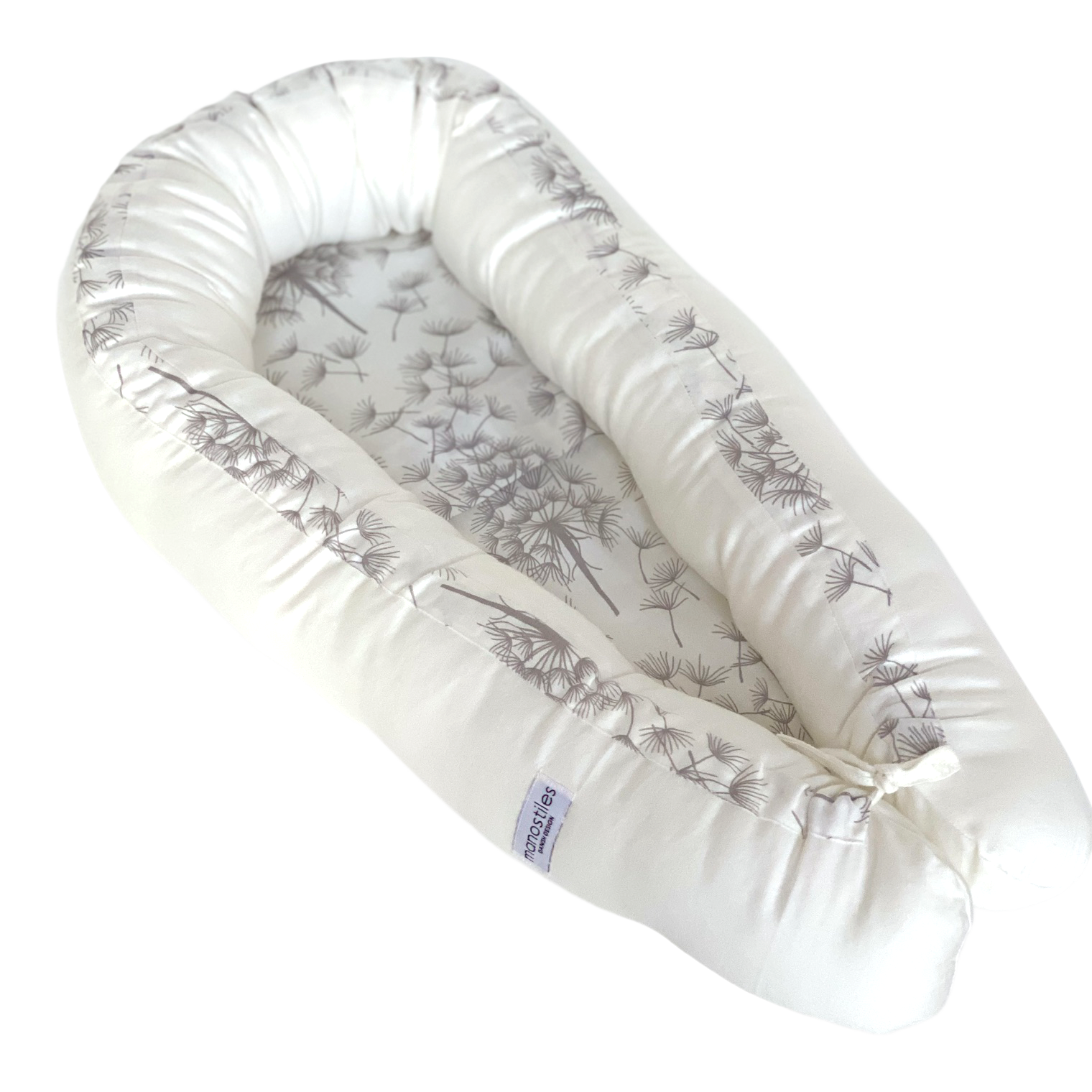 Dukke Babynest - Perfect White, Dandelion - Manostiles Danish Design