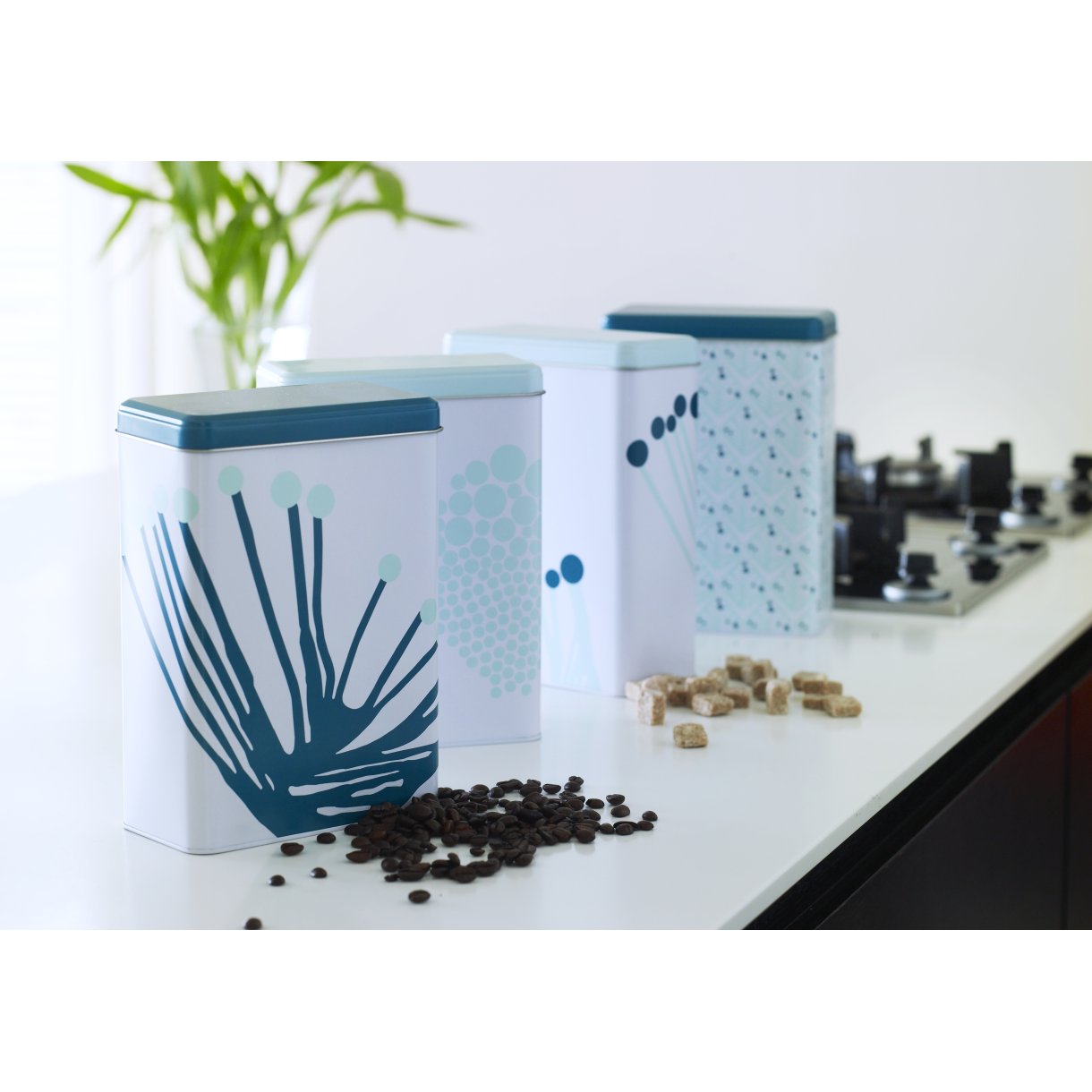 Dåse - Hvid & mint, Pure Nordic - Manostiles Danish Design