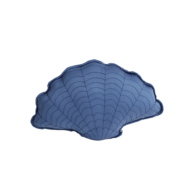 Muslinge pude - Oyster Blue, Nordic Sea - Manostiles Danish Design