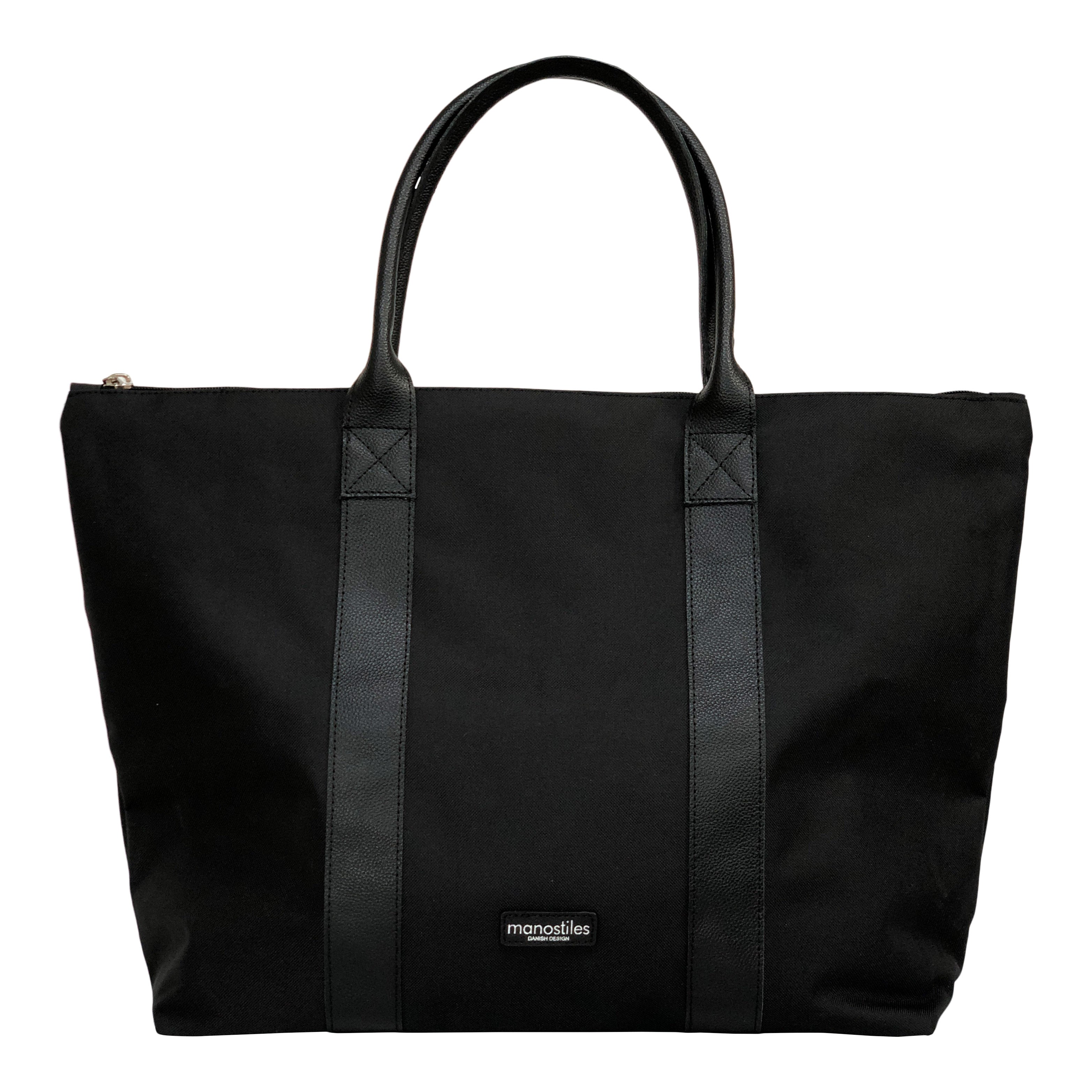 Shopper taske - Sort - Manostiles Danish Design 