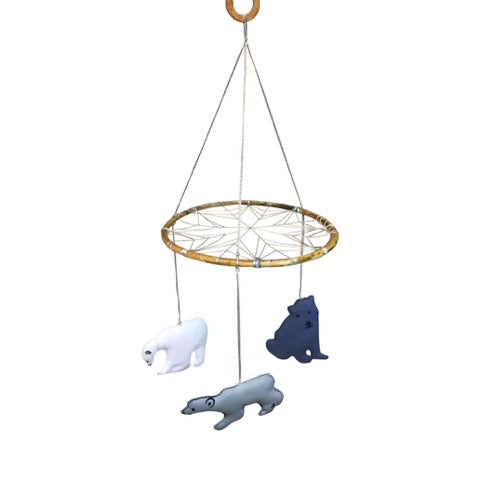 Børneuro - Isbjørne Blå - Manostiles Danish Design 