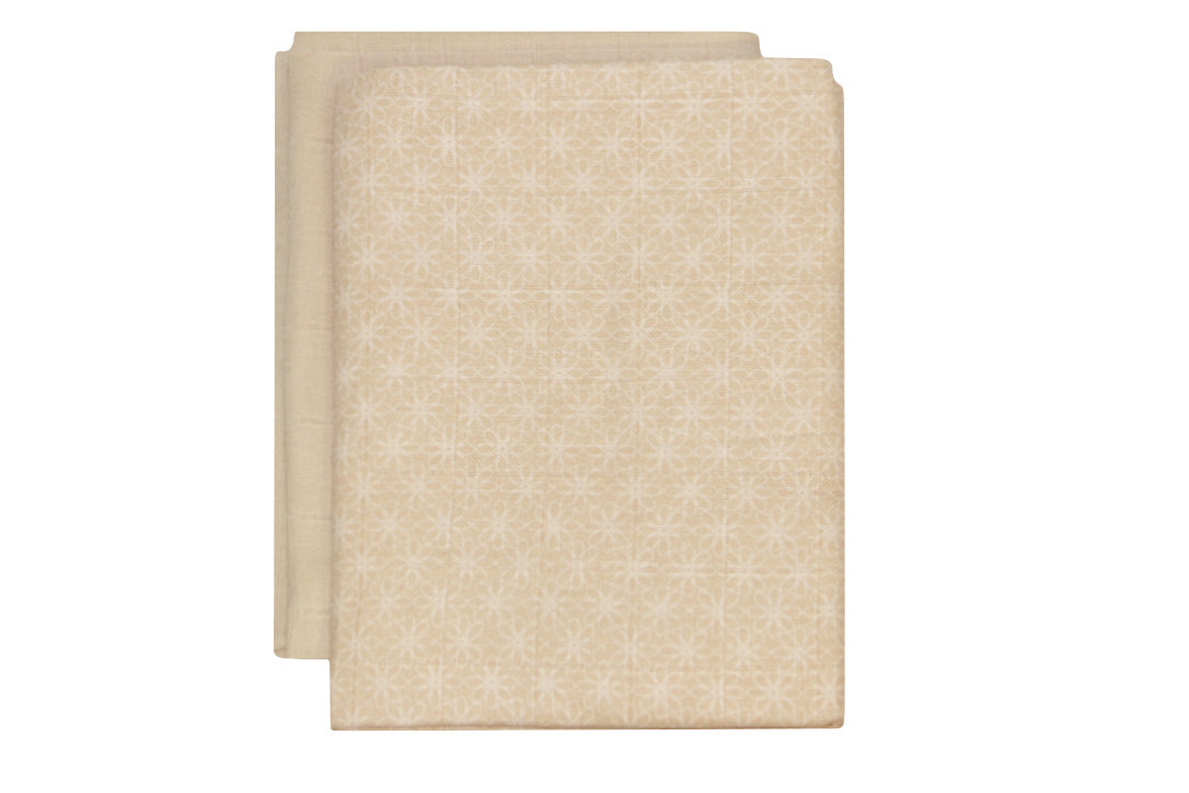 Stofbleer - Beige økologisk bomuld - Manostiles Danish Design 