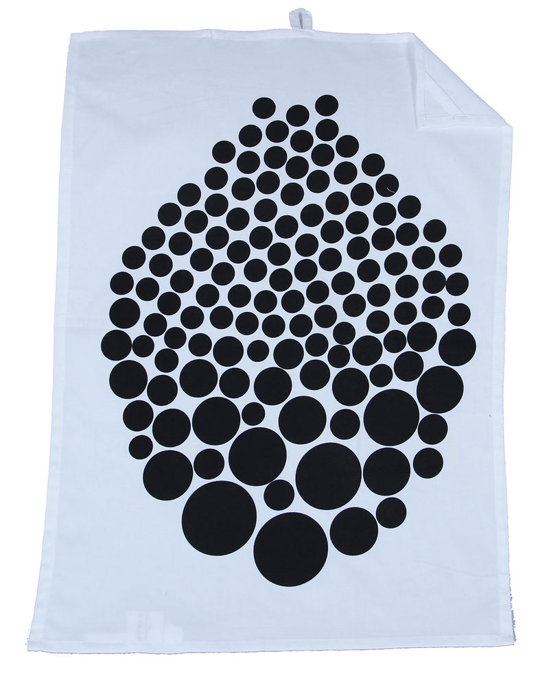 Viskestykker - Hvid og sort m. dots - Manostiles Danish Design 